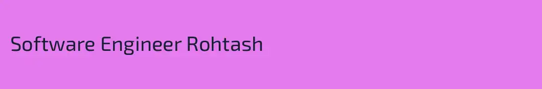 Software Engineer Rohtash
